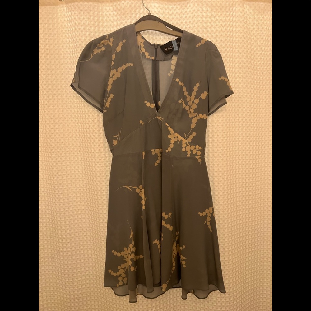 Realisation blue mini dress